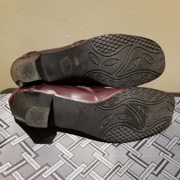 CANAL GRANDE Oxblood Leather Ankle Boots (Size 8) - Picture 11 of 16